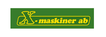 X-maskiner AB logga
